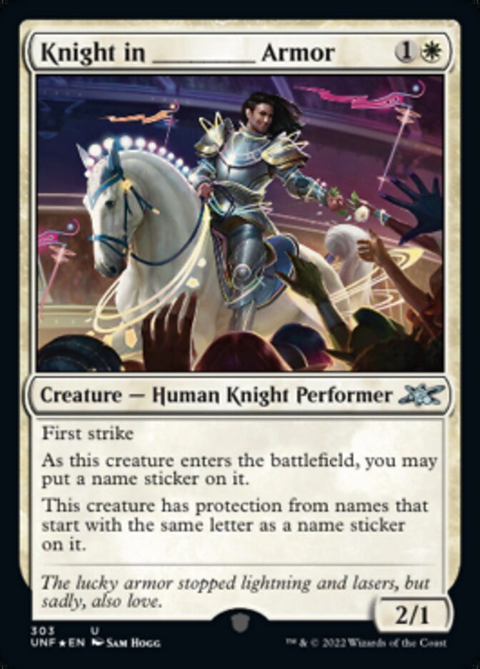 Knight in _____ Armor - Galaxy Foil