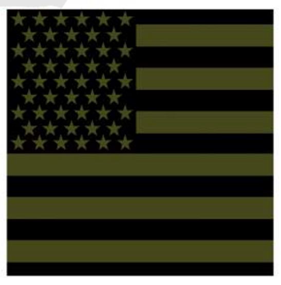 Rothco Subdued US Flag Bandana OD
