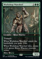 Workshop Warchief - Game Day Promo