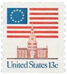 Flag over Independence Hall, coil