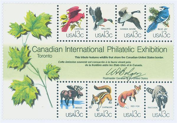 CAPEX Wildlife souvenir sheet