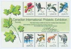 CAPEX Wildlife souvenir sheet