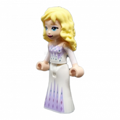 LEGO Elsa - White and Lavender Dress