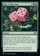 Pair o' Dice Lost - Galaxy Foil