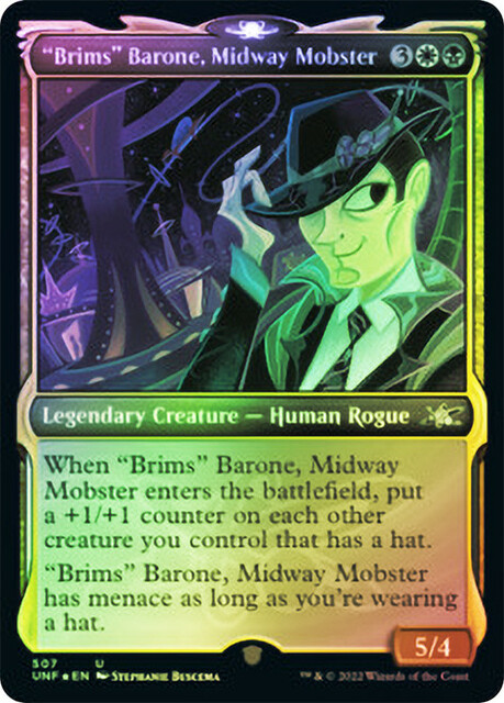 Brims Barone, Midway Mobster - Showcase - Galaxy Foil