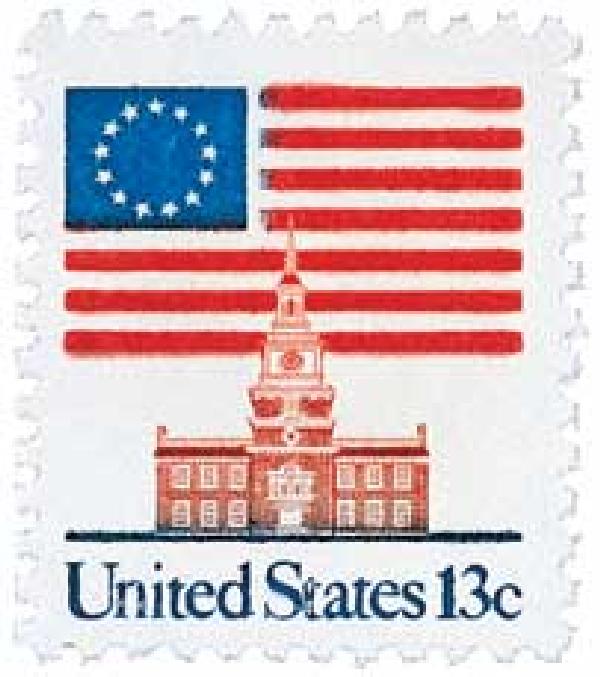 Flag over Independence Hall