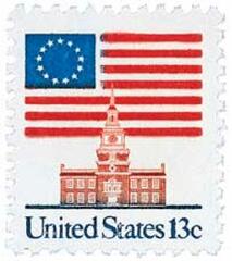 Flag over Independence Hall