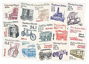 Transportation Series, set of 16