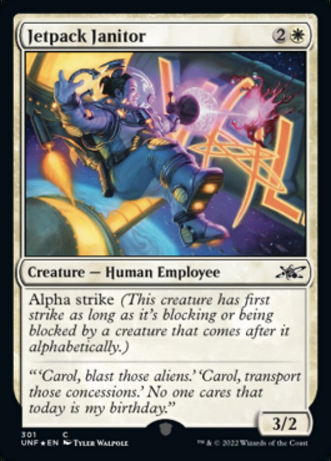 Jetpack Janitor - Galaxy Foil