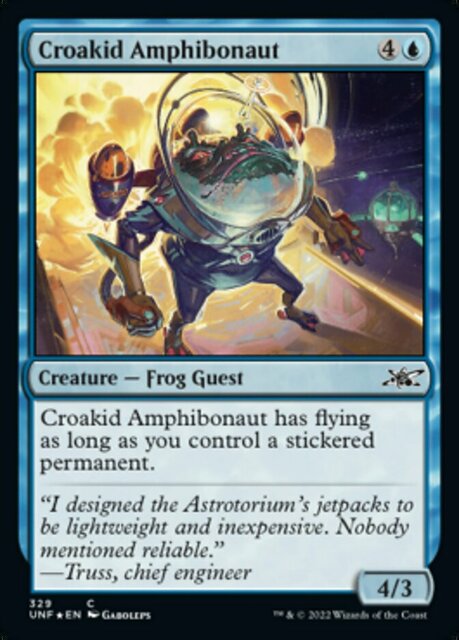 Croakid Amphibonaut - Galaxy Foil