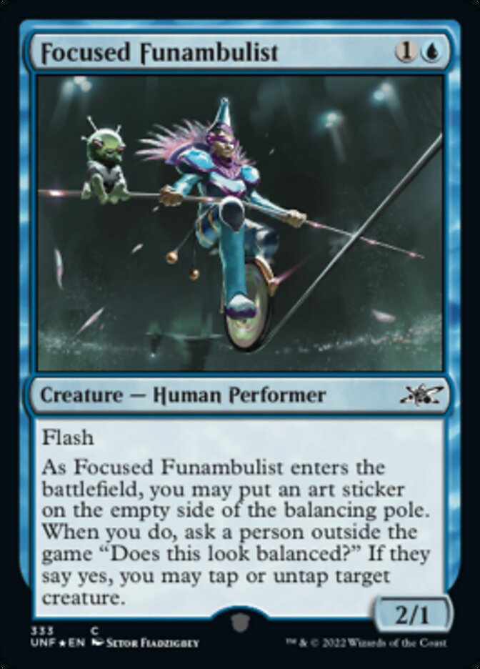 Focused Funambulist - Galaxy Foil