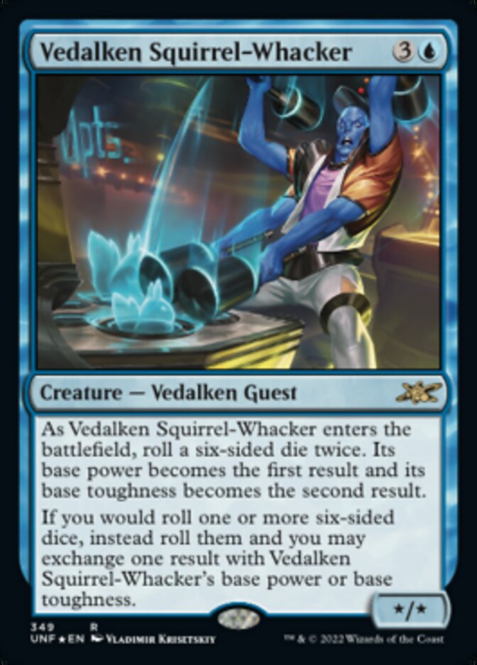 Vedalken Squirrel-Whacker - Galaxy Foil