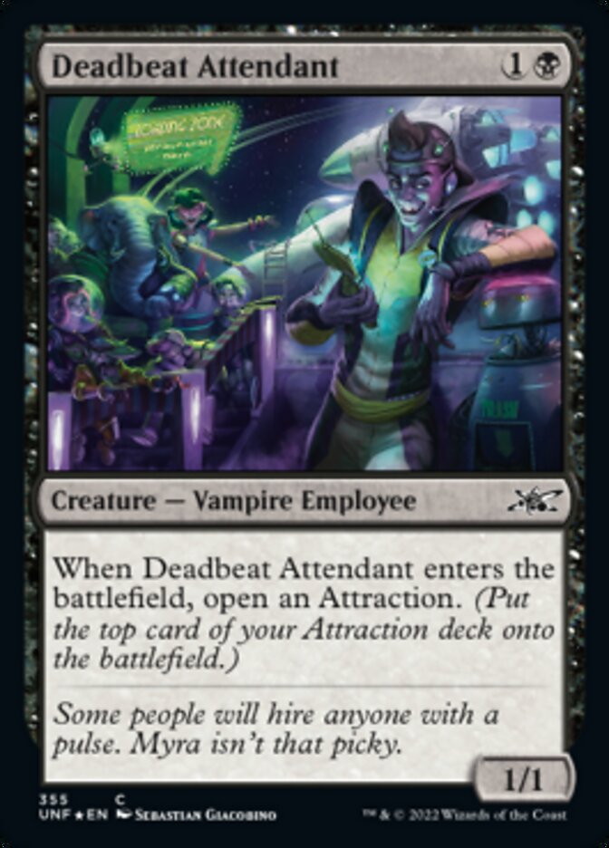 Deadbeat Attendant - Galaxy Foil