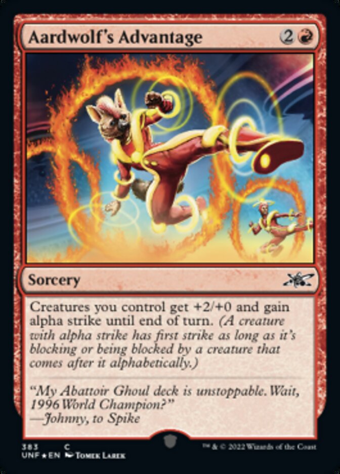 Aardwolfs Advantage - Galaxy Foil