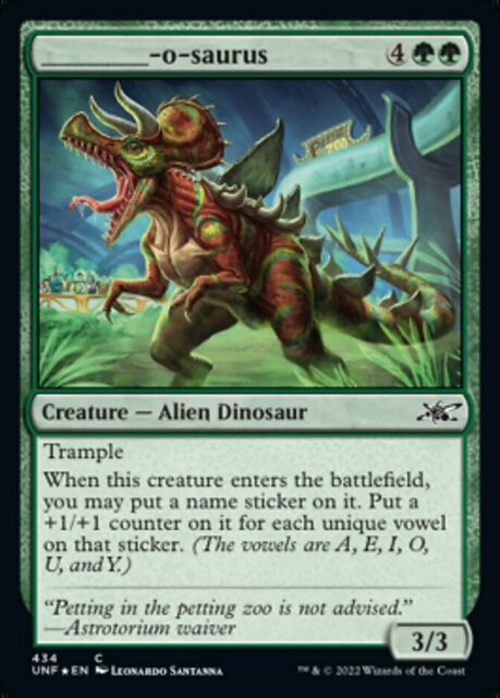 _____-o-saurus - Galaxy Foil