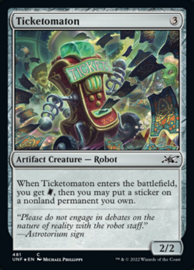 (481) Ticketomaton - GALAXY FOIL