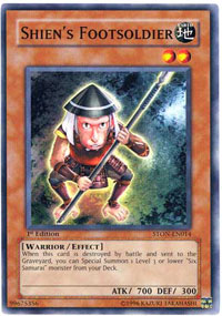 Shiens Footsoldier - STON-EN014 - Common - Unlimited Edition