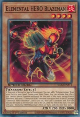 Elemental HERO Blazeman - SGX2-ENA11 - Common - 1st Edition