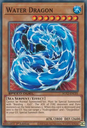 Water Dragon - SGX2-ENC01 - Common - 1st Edition