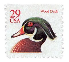Wood Duck, red, booklet single