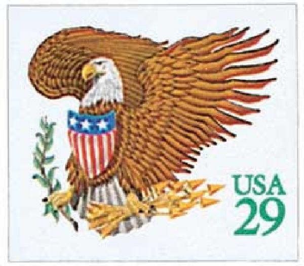 Eagle and Shield, green denomination