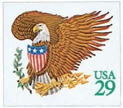 Eagle and Shield, green denomination