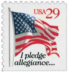 I Pledge Allegiance, red denomination