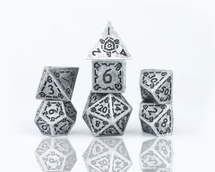 7-Die Illusory Stone Set - Silver