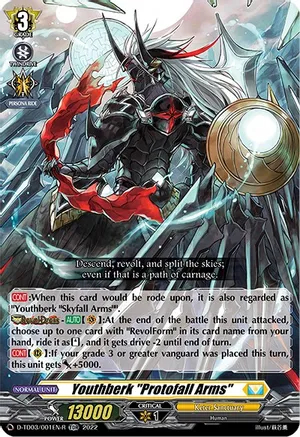 Youthberk Protofall Arms - D-TD03/001EN-R - TDR - Foil
