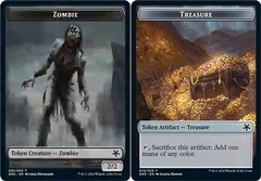 Zombie // Treasure Double-sided Token