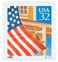 Flag Over Porch, blue date, coil