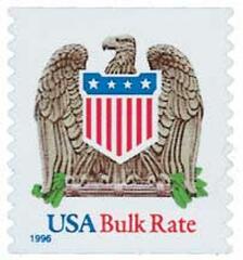 Eagle and Shield, self-adhesive coil