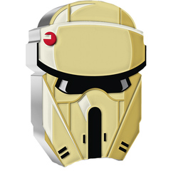 2022 1 oz Niue Silver The Faces of the Empire Scarif Stormtrooper Shaped Coin