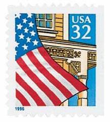 Flag over Porch, self-adhesive stamp