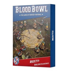 Blood Bowl: Amazon Pitch - Double-sided Pitch and Dugouts Set