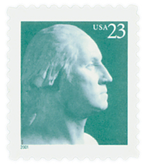 George Washington, self-adhesive