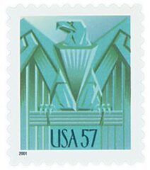 57c Art Deco Eagle
