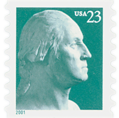 George Washington, self-adhesive coil