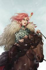 Immortal Red Sonja #7 Cvr L Leirix Ltd Virgin (STL242920)