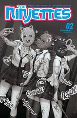 Ninjettes #2 (Of 5) Cvr E 10 Copy Incv Leirix B&W (STL242836)