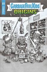 Garbage Pail Kids Origins #1 Cvr F 10 Copy Incv Bunk B&W (STL242807)