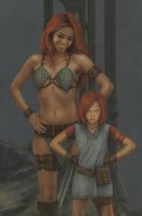 Unbreakable Red Sonja #1 Cvr N 50 Copy Incv Celina Virgin (STL242773)