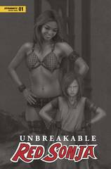 Unbreakable Red Sonja #1 Cvr J 20 Copy Incv Celina B&W (STL242763)