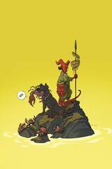 Young Hellboy Assault On Castle Death #4 (Of 4) Cvr B Treima (STL242680)