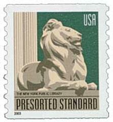 NY Public Library Lion, non-denominational coil