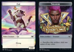 Cat (001) // Treasure (012) Double-Sided Token - Foil