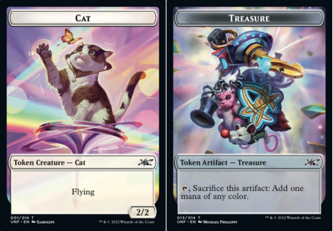 Cat Token // Treasure Token (013) - Foil