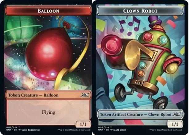 Balloon Token // Clown Robot Token (003) - Foil