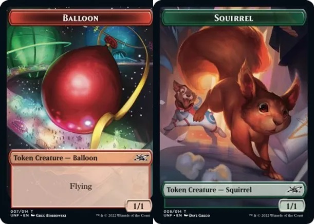 Balloon Token // Squirrel Token - Foil