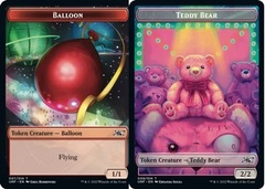 Teddy Bear // Balloon Double-sided Token - Foil